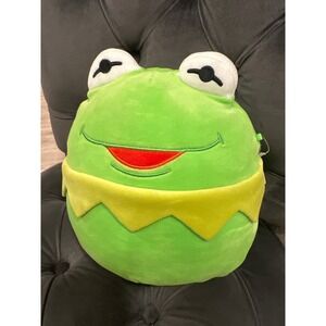 Disney The Muppets Kermit the Frog Plush Round squishmallow green 8"